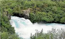  ?? PHOTO: FAIRFAX NZ ?? Huka Falls could be used for a challengin­g whitewater kayaking course.