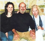  ?? SUBMITTED PHOTO ?? Megan Day (left), with her dad Paul, who helps out at her Waukesha restaurant, and late mother Ann, who inspired her freezer meal business.