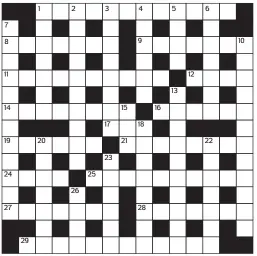  ?? NO 15540 PRIZES of £20 will be awarded to the senders of the first three correct solutions checked. Solutions to: Daily Mail Prize Crossword No. 15,540, PO BOX 3451, Norwich, NR7 7NR. Entries may be submitted by second-class post. Envelopes must be postma ??