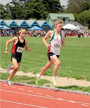  ??  ?? Dan Hoy is one Westlake Boys High School’s top running alumnus. Hoy won the national senior boys 3000m in 8:22.14 to break his own school record in 2016.