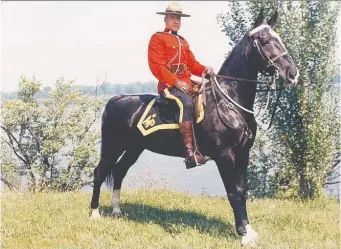  ?? COURTESY OF THE LAFRENIÈRE FAMILY ?? Guy Lafrenière was a Métis veteran of the Second World War who went on to a career in the RCMP. The father of seven and longtime Gatineau resident died last month at the age of 96.