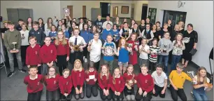  ??  ?? This year’s winners from the Lochaber Music Festival 2017.