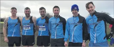  ?? ?? John Mulcahy, Laurence, Liam and David O’Connor, Kieran Harte and Mike Byrnes, ready to compete.