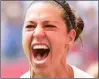  ??  ?? ON TARGET: Carli Lloyd