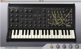  ??  ?? Deetron swears by the Korg MS-20 softsynth for creating basslines, having been a fan of the real thing