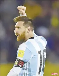  ??  ?? MESSI