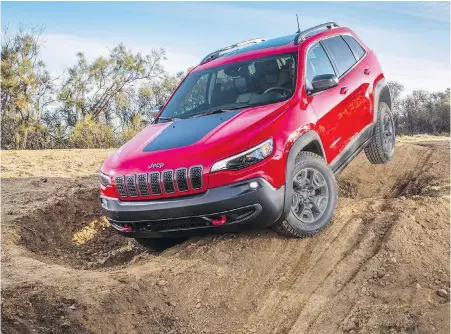  ??  ?? The Cherokee’s dimensions are about the same as before, although the vehicle is now about 70 kilograms lighter.