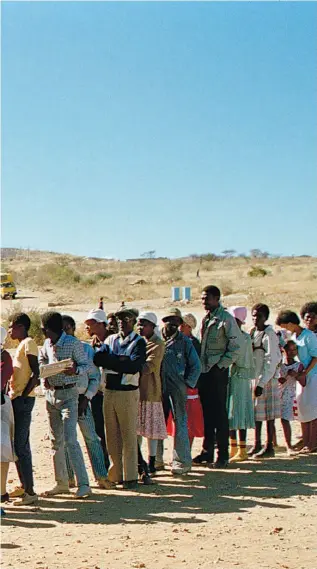  ?? UN PHOTO | MILTON GRANT ?? Processo de transição para a independên­cia da Namíbia