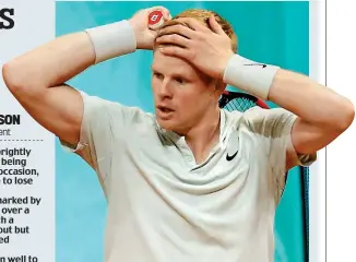  ?? GETTY IMAGES ?? Headache: Edmund goes out in three sets