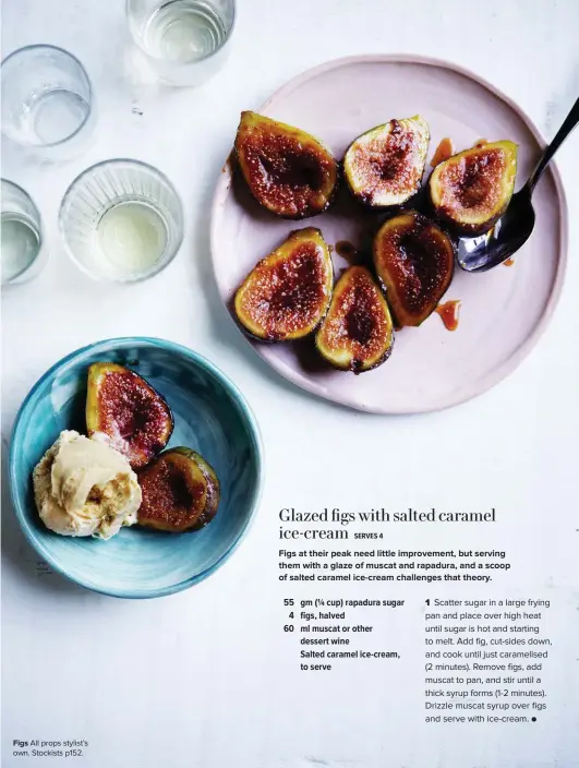  ??  ?? Figs All props stylist’s own. Stockists p152.