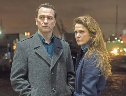  ?? JEFFREY NEIRA/FX ?? The final season of “The Americans,” starring Matthew Rhys and Keri Russell, is one for the ages.