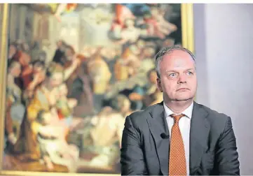  ?? FOTO: LUCA BRUNO/AP ?? Eike Schmidt leitete die Uffizien-Galerie für acht Jahre.