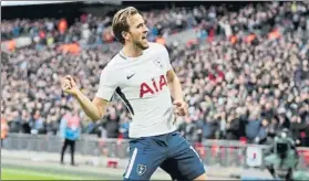  ?? FOTO: GETTY IMAGES ?? Harry Kane anotó un histórico hat-trick ante el Southampto­n