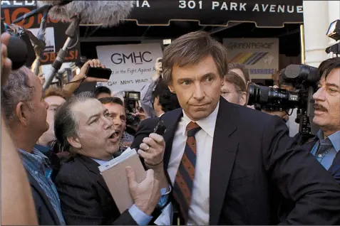  ?? The Front Runner. ?? Presidenti­al candidate Gary Hart (Hugh Jackman) find his sphere of privacy rapidly contractin­g in Jason Reitman’s fact-based