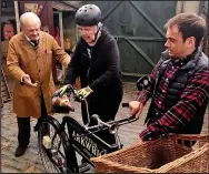  ??  ?? SIMILAR: The bicycle on Still Open All Hours