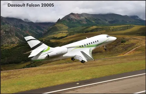  ??  ?? Dassault Falcon 2000S