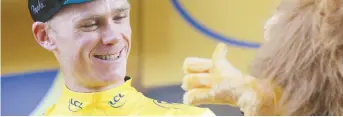  ??  ?? Chris Froome a été testé positif à l’issue de la 18e étape du Tour d’Espagne. Archives