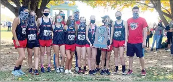  ?? Courtesy photograph­s ?? Pea Ridge High School Lady Blackhawk cross country runners won second place in the state meet Friday, Nov. 6.