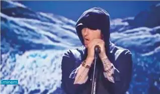  ??  ?? Eminem.