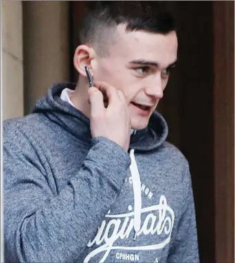  ??  ?? Andrew O’Neill who received a suspended sentence at Sligo Circuit Court. Pic: Carl Brennan