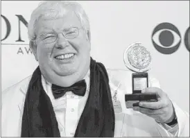  ?? | AP ?? Richard Griffiths won a Tony for his role in “The History Boys” in 2006.