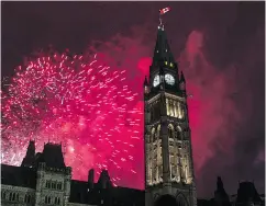  ?? JUSTIN TAN / THE CANADIAN PRESS ?? Organizati­on for Canada’s 150th anniversar­y celebratio­ns on Parliament Hill on Canada Day include a focus on safety and security.