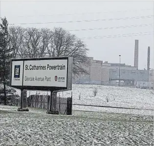  ?? JULIE JOCSAK
THE ST. CATHARINES STANDARD ?? The GM plant on Glendale Avenue.