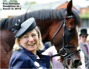  ?? Picture: JOHN WALTON/PA ?? Eve Johnson Houghton at Ascot in 2018