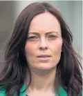  ??  ?? Announceme­nt: Nichola Mallon