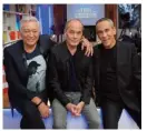  ?? PHOTO C8/MANUELLE TOUSSAINT ?? Laurent Boyer présente ce prime dans lequel Laurent Baffie croisera son complice Thierry Ardisson.