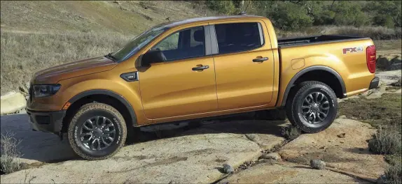  ??  ?? The 2019 Ford Ranger is available in three trim levels, XL, XLT and Lariat.
