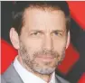  ??  ?? Zack Snyder