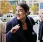  ??  ?? Rep.-elect Alexandria Ocasio-Cortez