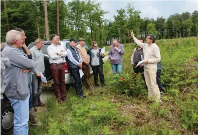  ??  ?? Lors d’une formation équilibre forêt-gibier, nouveau « cheval de bataille » de l’associatio­n.