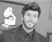  ?? JORDAN STRAUSS/INVISION 2020 ?? Sebastian Yatra is the performer of the Oscar-nominated song“Dos Oruguitas.”