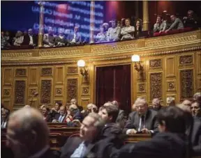  ??  ?? Les élections sénatorial­es auront lieu dimanche prochain.