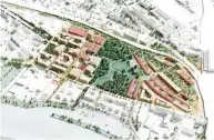  ?? Visualisie­rungen: KOPPERROTH Architektu­r & Stadtumbau PartGmbB mit Fabulism GbR und Station C23 ?? So sieht der Siegerentw­urf des neuen Quartiers „Alter Leipziger Bahnhof“aus.