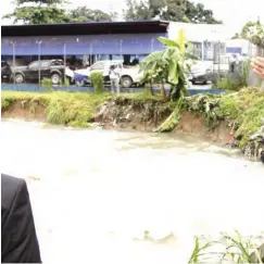  ??  ?? Another flooded site in Port Harcourt