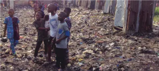  ??  ?? Open defecation still thrives in Nigeria