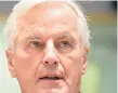  ??  ?? MICHEL BARNIER Negociador de la UE