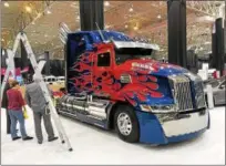  ?? DAVID S. GLASIER — THE NEWS-HERALD ?? Optimus Prime truck from the “Transforme­r” movie series.