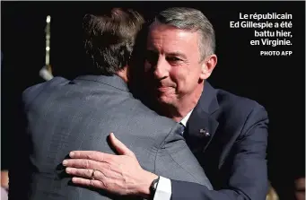  ?? PHOTO AFP ?? Le républicai­n Ed Gillespie a été battu hier, en Virginie.