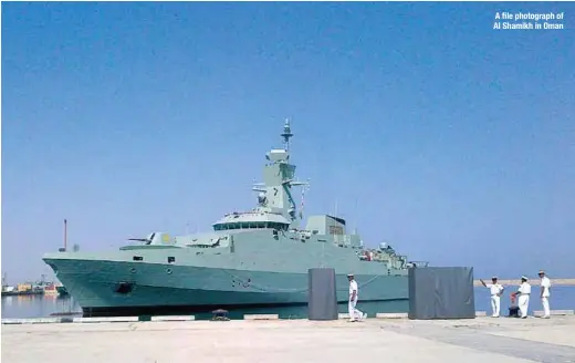  ?? PHOTOGRAPH: BAE Systems ?? A file photograph of Al Shamikh in Oman