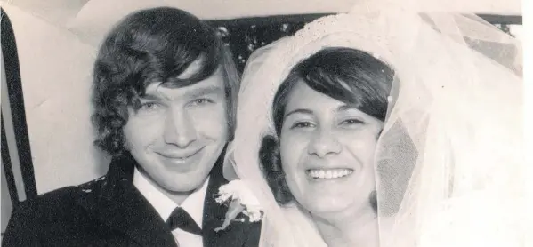 ??  ?? Darryl and Rona White married in 1973. He says her jewellery was all the family had left of her.