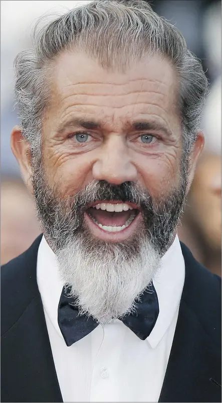  ?? GETTY IMAGES FILES ?? First Mel Gibson got weird, then the actor grew a not-very-flattering beard.