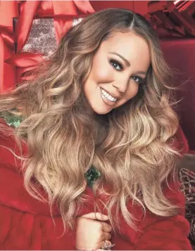  ?? DENNIS LEUPOLD ?? Mariah Carey is marking the anniversar­y of “Merry Christmas.”
