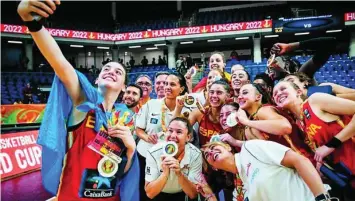  ?? ?? España sub’17 logró la plata en el Mundial que se celebró en Hungría. El título fue para Estados Unidos