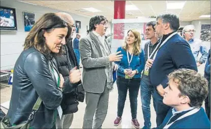  ??  ?? El poder local. La dirección del PDECat, que el sábado de la pasada semana constituyó el Consell d’Acció Municipal, concede especial importanci­a a la implantaci­ón territoria­l