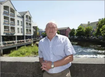  ??  ?? Tony McLoughlin TD pictured looking relaxed in his beloved home town of Sligo yesterday (Monday) as news of his retirement from politics spread.