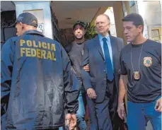  ?? FOTO: AFP ?? Olympische­s Nachspiel: Carlos Arthur Nuzman wird verhaftet.